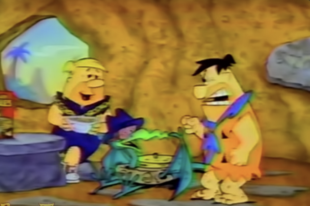 Barney Rubble and Fred Flintstone